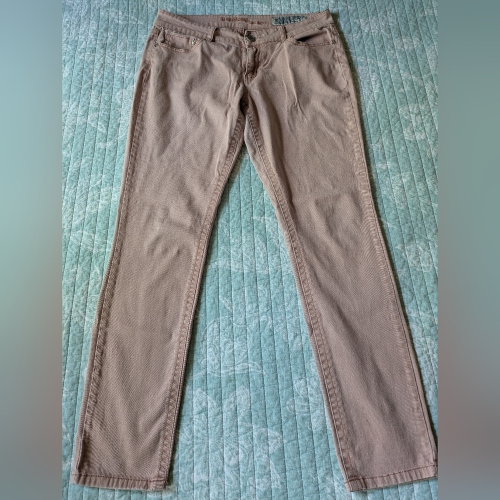 Rocks & Indigo Soft Dusty Pink Light Jeans, Size 12